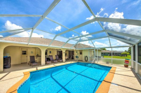 Breezy Cape Coral Home with Heated Pool and Grill